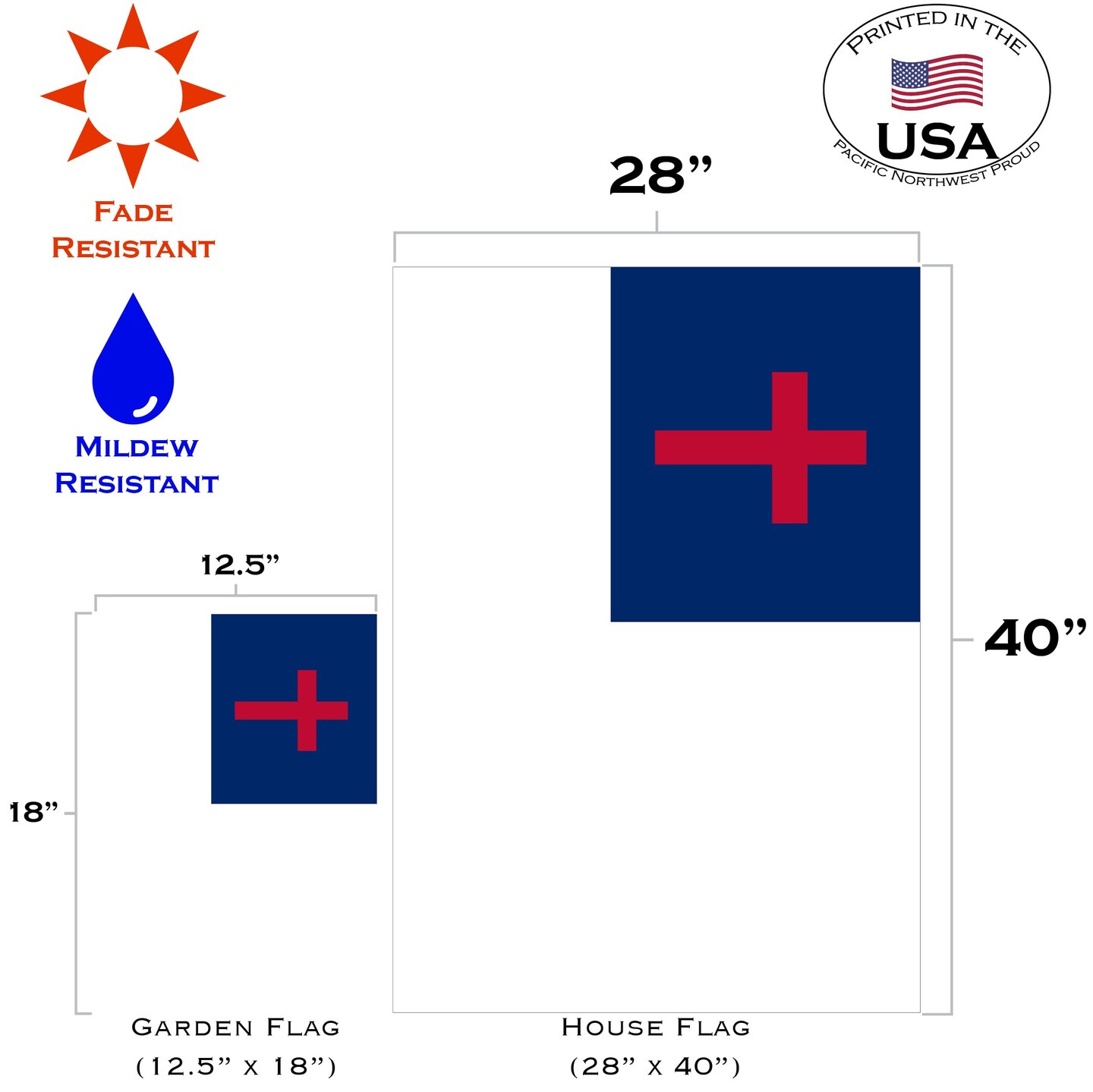 Christian Flag Decorative Christian Flag