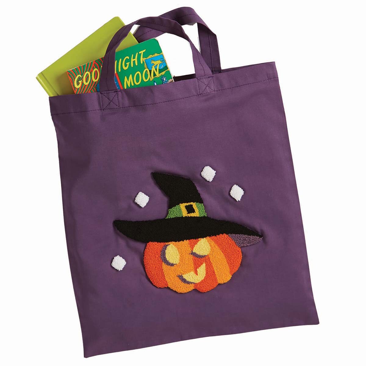 Herrschners  Halloween Tote Punch Needle Kit