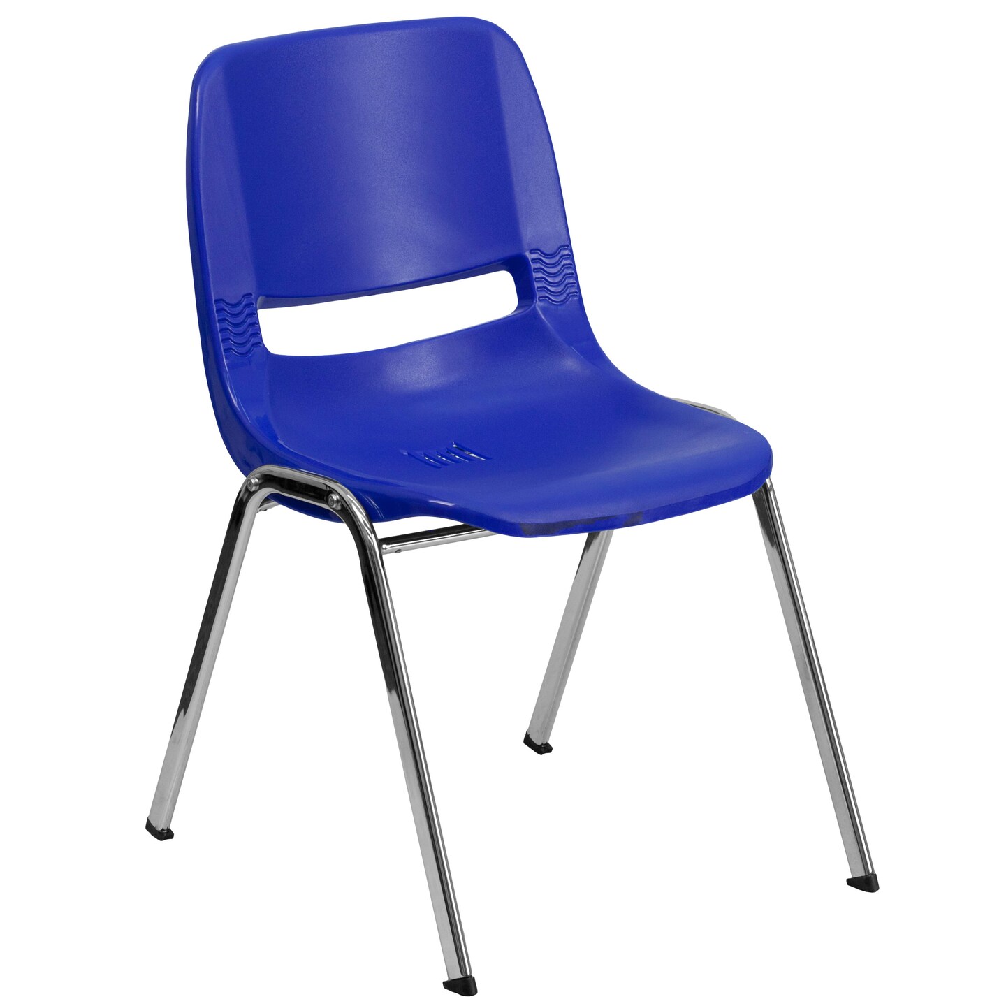 Emma and Oliver Ergonomic Shell Stack Chair - 16&#x22; Seat Daycare Home School