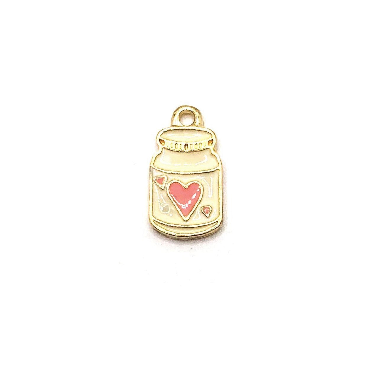 4, 20 or 50 Pieces White Milk Jugs with Heart Charms Michaels