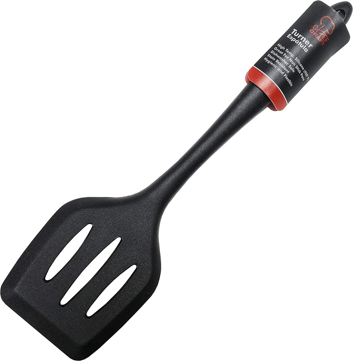 Chef Craft Cucchiaio In Silicone Con Anima In Acciaio – Resistente Al Calore Fino A 450°C, Antiaderente, Lavabile In Lavastoviglie - 3