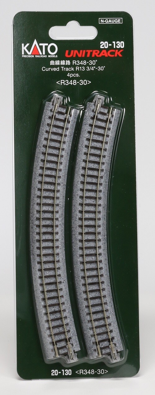 Kato N-Scale Kato USA Model Train Products Unitrack, 348mm (13 3/4 ...