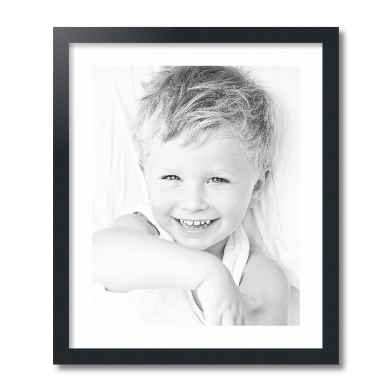 ArtToFrames 20x24" Matted Picture Frame with 16x20" Single Mat Photo Opening Framed in 1.25" Black and 2" Mat (FWM-3926-20x24)