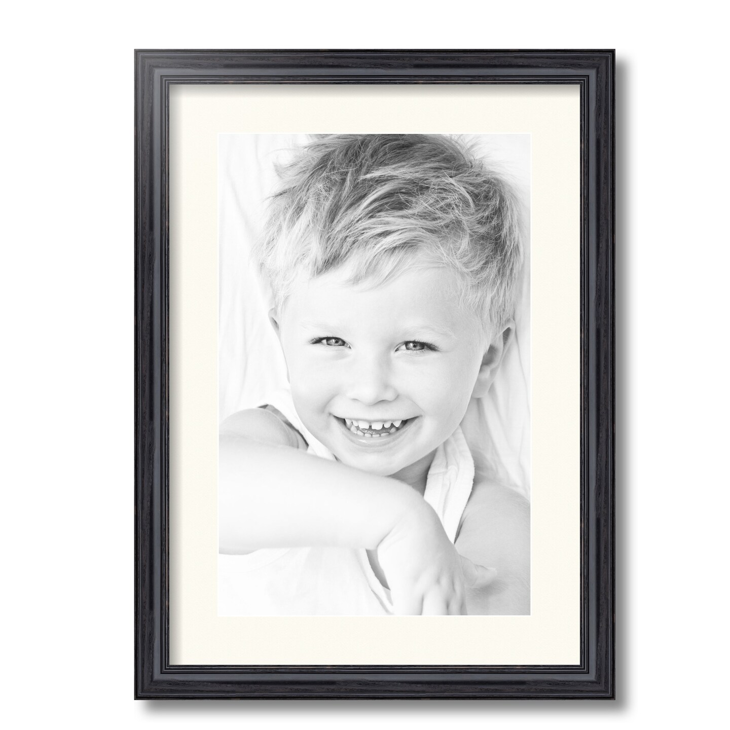 ArtToFrames 15x21&#x22; Matted Picture Frame with 11x17&#x22; Single Mat Photo Opening Framed in 1.25&#x22; Black and 2&#x22; Mat (FWM-4083-15x21)