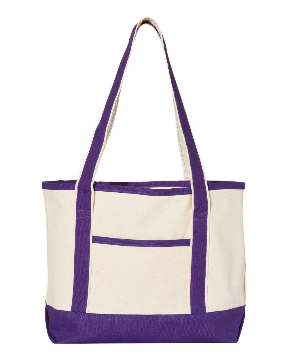 Q-Tees&#xAE; - 20L Small Deluxe Tote - Q12580 | 100% heavy cotton canvas