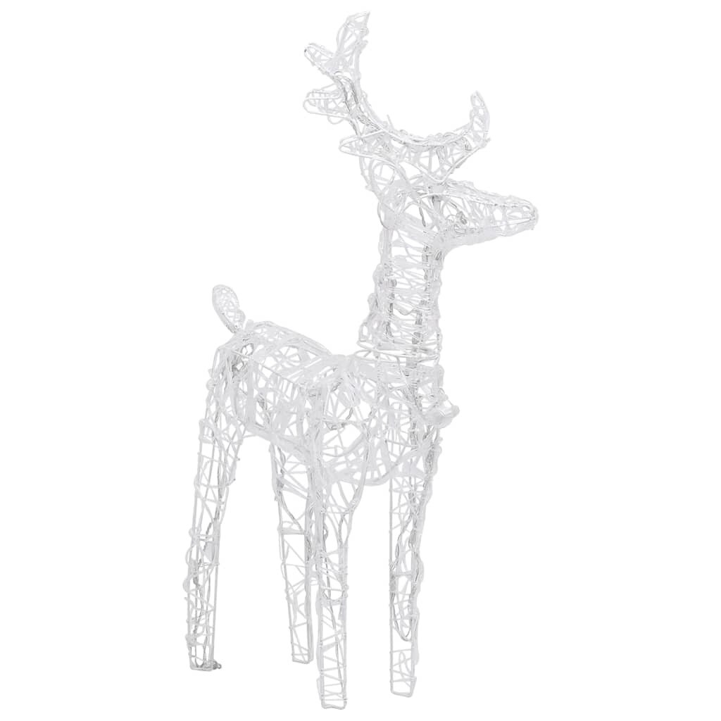 2 pcs Christmas Reindeers with 80 LEDs Acrylic