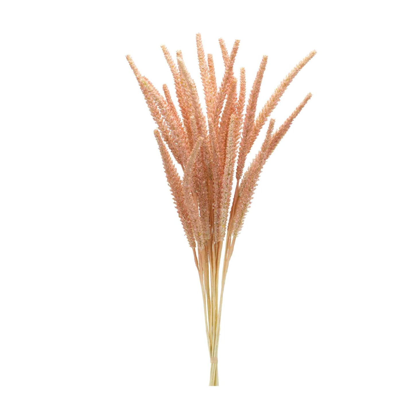 Melrose Foxtail Artificial Bundles - 22&#x22; - Pink and Beige - Set of 6