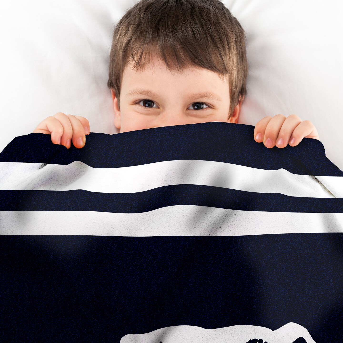 Sleep Squad Yale Bulldogs Handsome Dan Mascot 60” x 80” Raschel Plush College Blanket