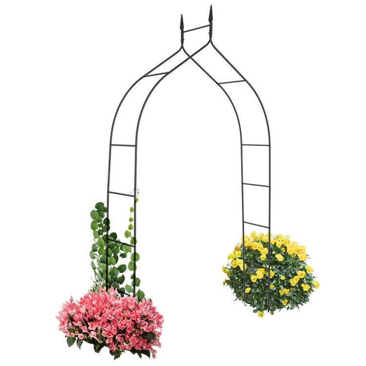 skushops-8-feet-4-inch-high-gothic-steel-rose-arch-michaels