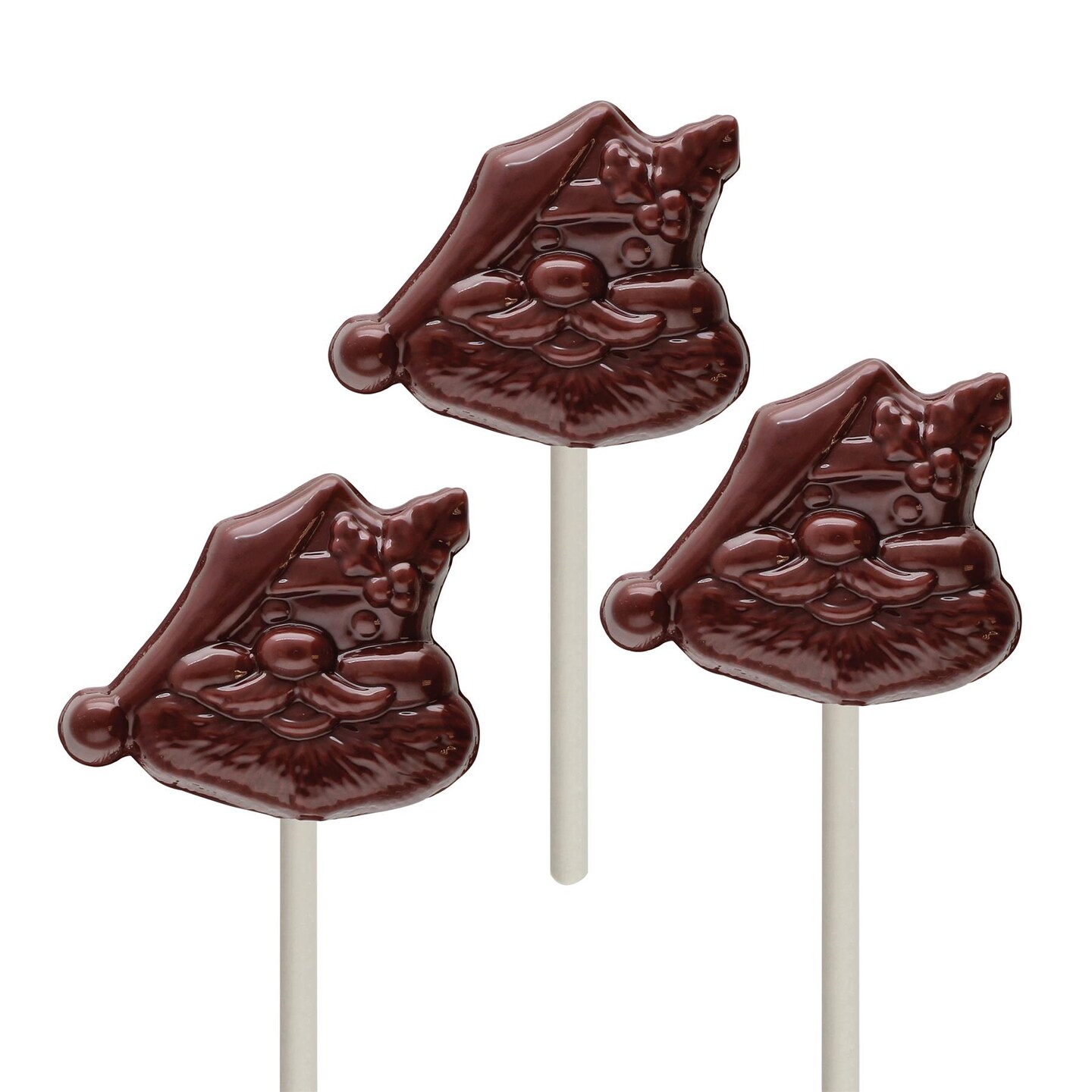 Chocolate Mold Santa Face Lolly