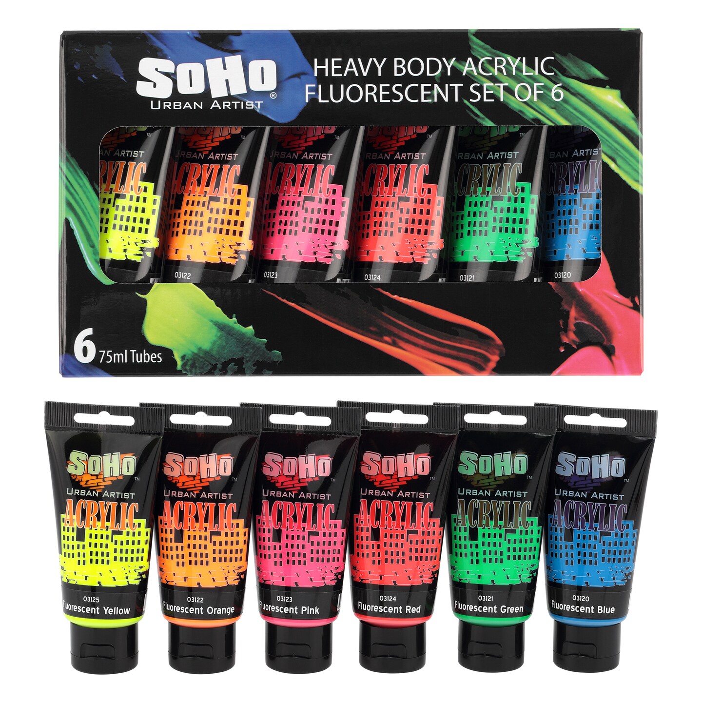 SoHo Urban Artist Acrylic Paint - Thick, Rich, Water-Resistant, Heavy Body Paint