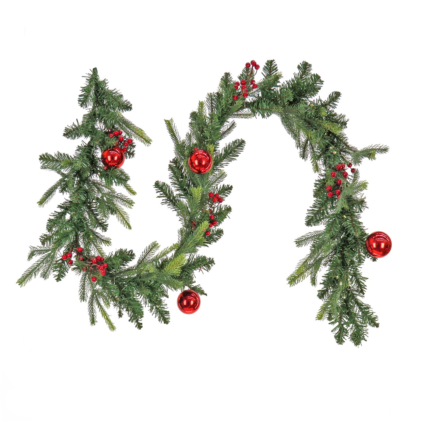 6 Feet Holiday Garland Red Berry Garland Christmas Table Decor