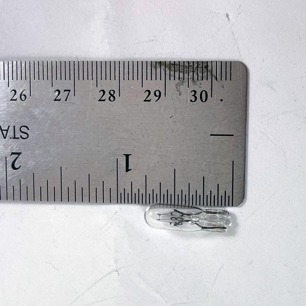 Satco S6901 - 1.12W 28V W2.1x4.9d #85 Sub Mini Wedge Indicator Miniature Bulb