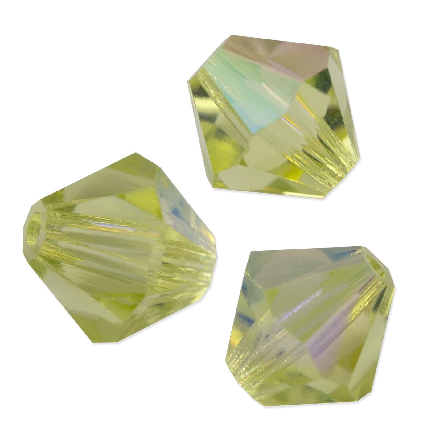 Preciosa Crystal Bicone Bead 4mm Jonquil AB (Package of 50)