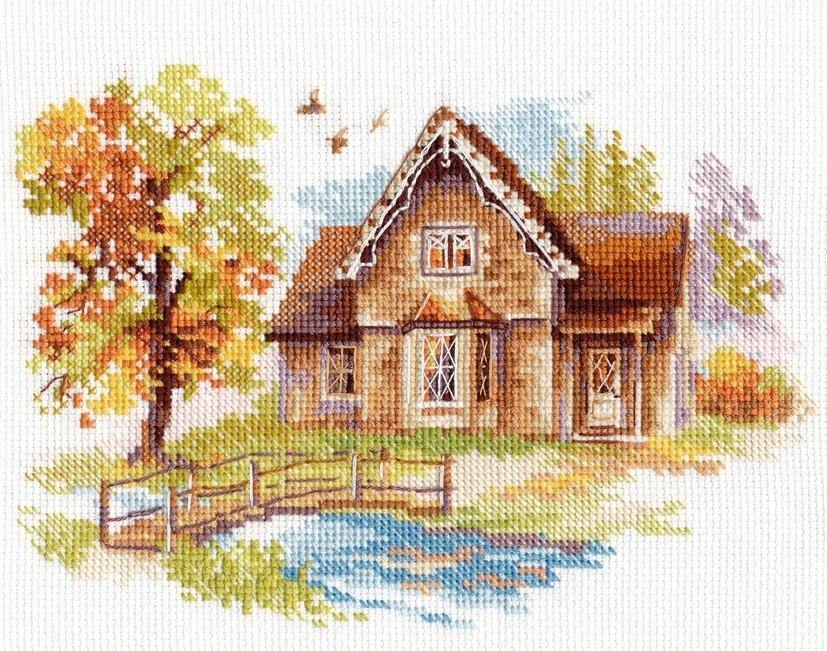 September house 3-21 Counted Cross-Stitch Kit