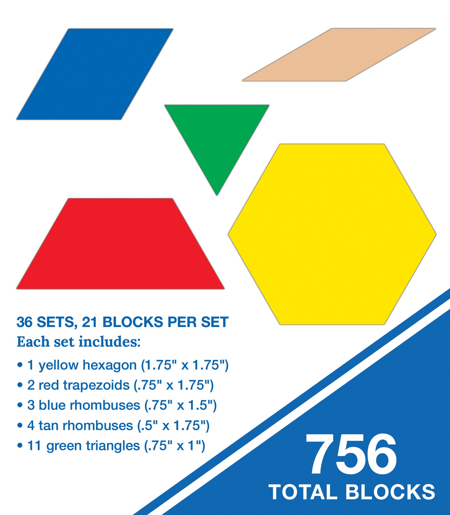 Carson Dellosa Colorful Shapes Cutouts, 6 Shape Cutouts for Bulletin Board, Classroom D&#xE9;cor, Math Classroom Cut-outs for Kindergarten Math &#x26; Preschool Learning, Math Manipulative Cutouts for Classroom
