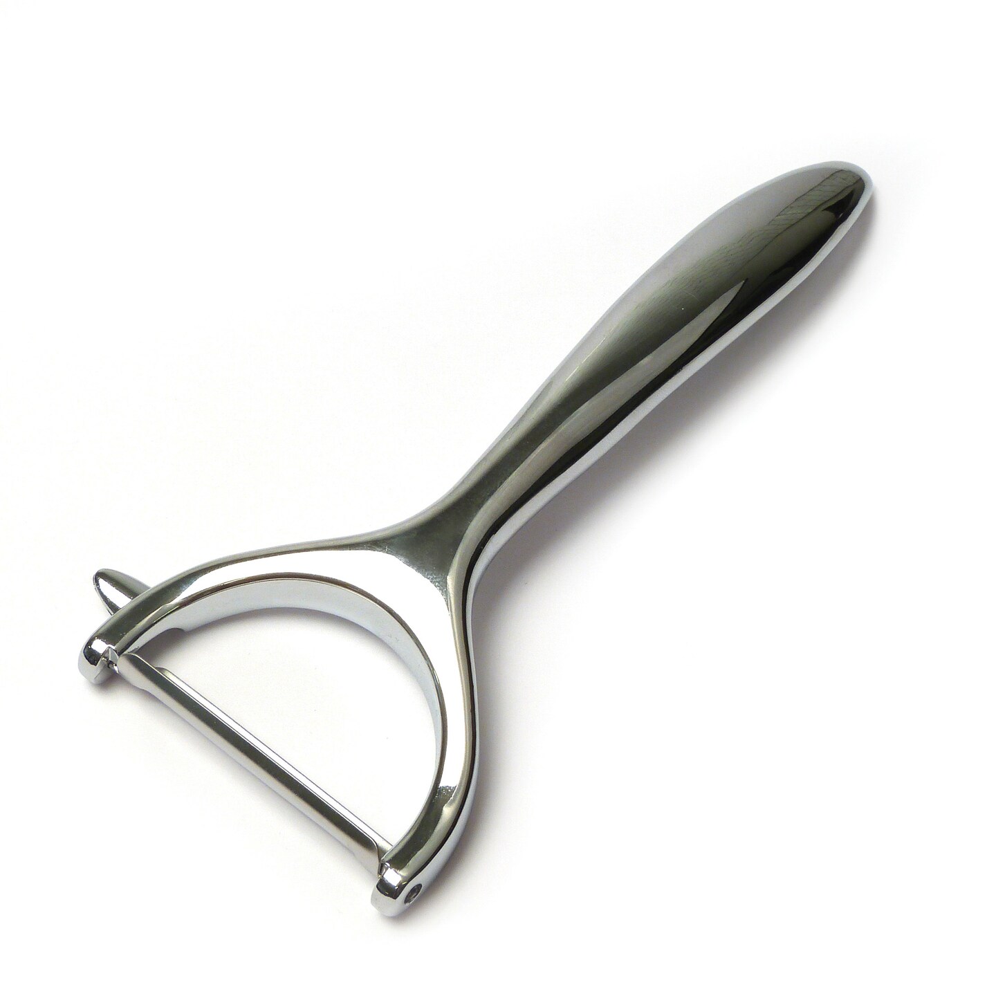 Contemporary Home Living Y Shaped Vegetable and Fruit Peeler - 6&#x22; - Silver