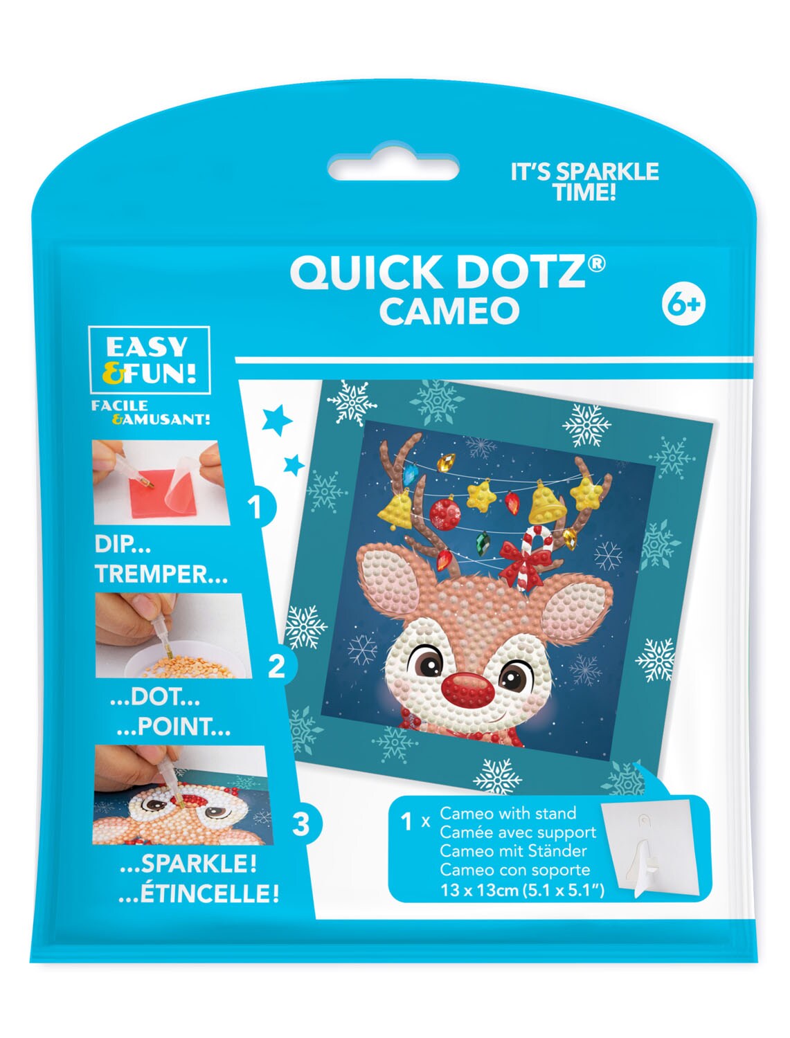 DIAMOND DOTZ ® - Reindeer Diamond Painting Artwork Kit Diamond Painting ...