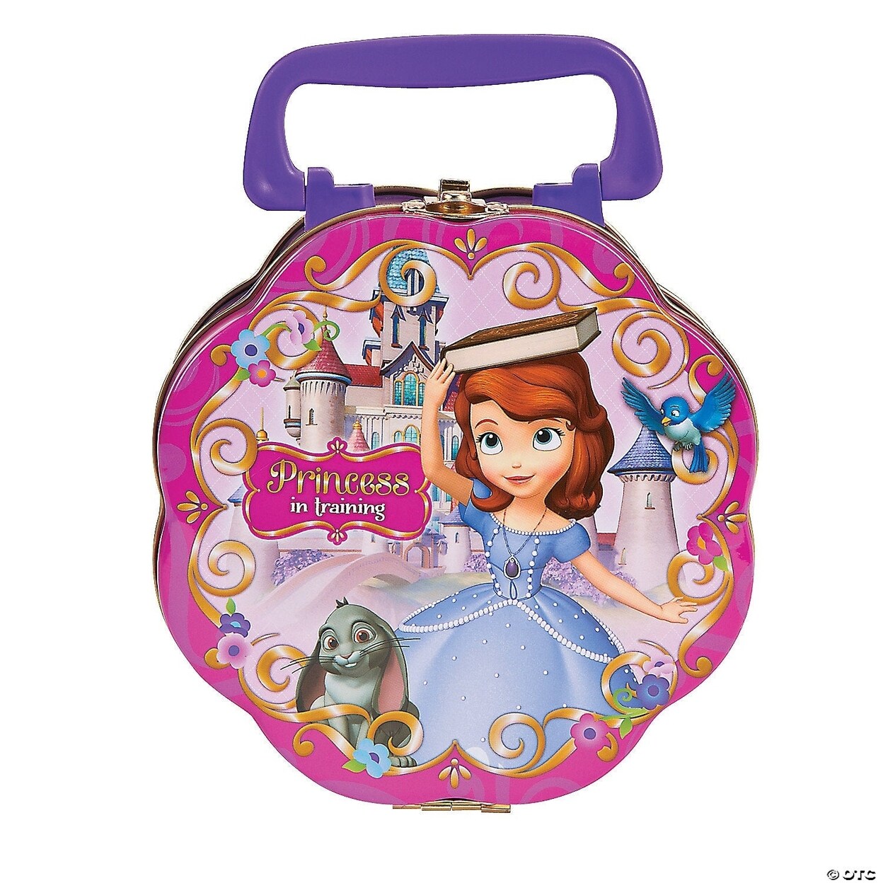 Princess Sofia The First Tin Box Storage Case Kids Toy Organizer 9X6 Inches