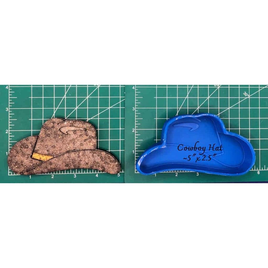 cowboy hat silicone freshie mold