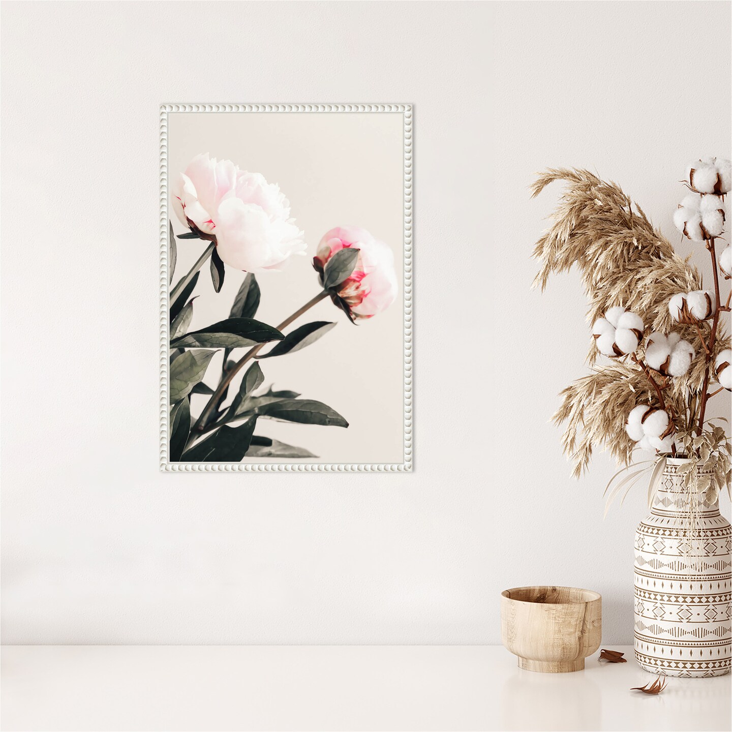 Peony 23 by Pictufy Studio III Framed Canvas Wall Art