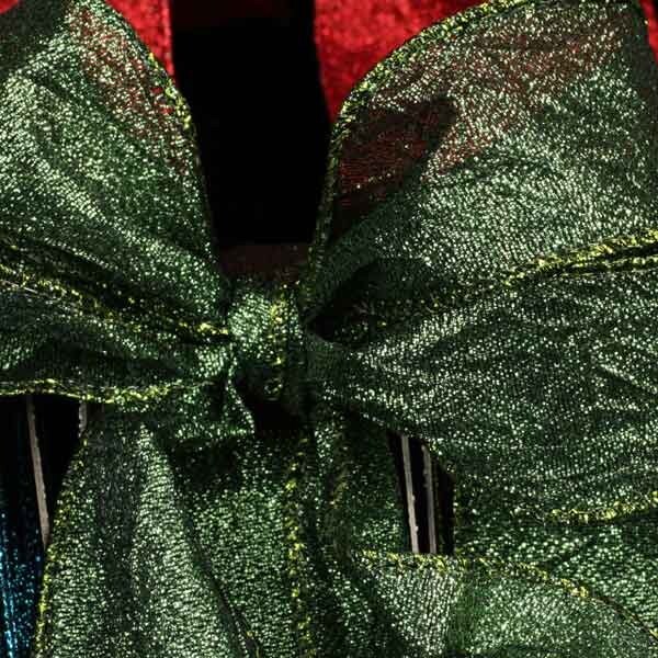 The Ribbon People Green Crush Wired Edge Craft Ribbon 1.5&#x22; x 40 Yards