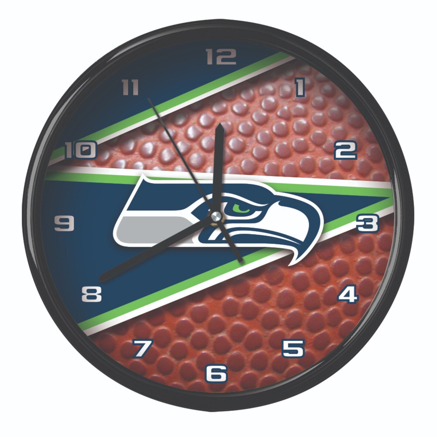 The Memory Company 11.5" Blue and White NFL Seattle Seahawks Wall Clock