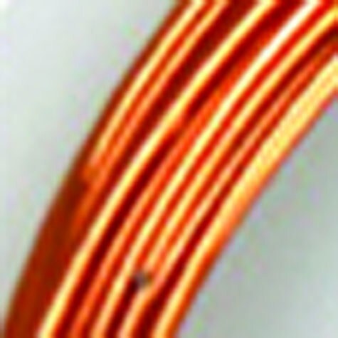 The Ribbon People 2mm Shimmering Brown Copper Designer Aluminum Wire- Approximately 63 Yards