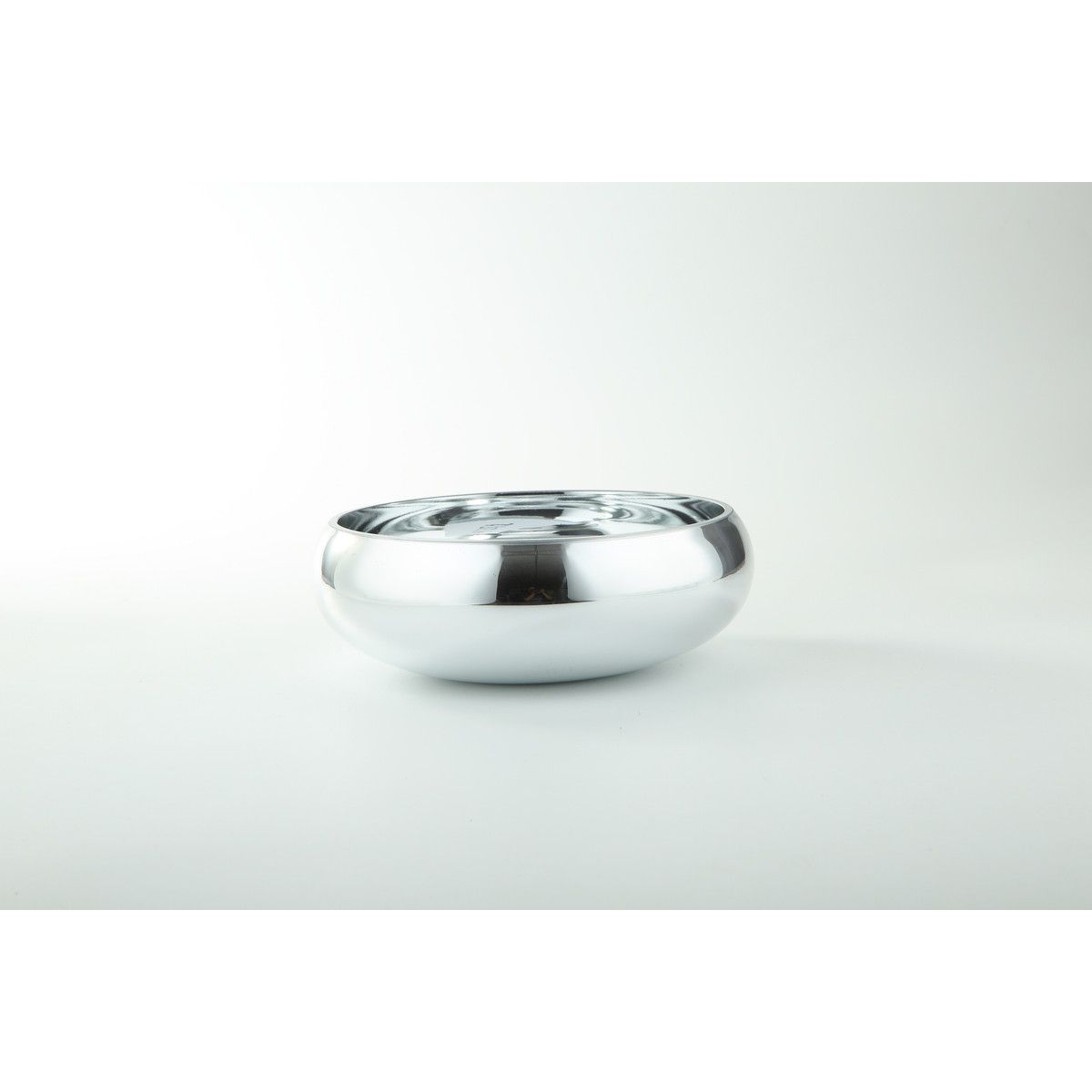 CC Home Furnishings 9" Silver Solid Glass Dome Decorative Bowl Michaels