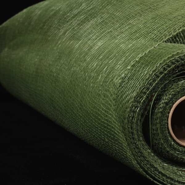 The Ribbon People Hunter Green Decorating Mesh Craft Ribbon 21" x 60 Yards