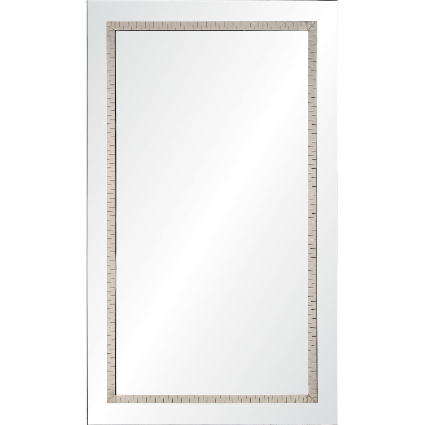 Signature Home Collection 40&#x22; Gold Polished Framed Rectangular Wall Mirror