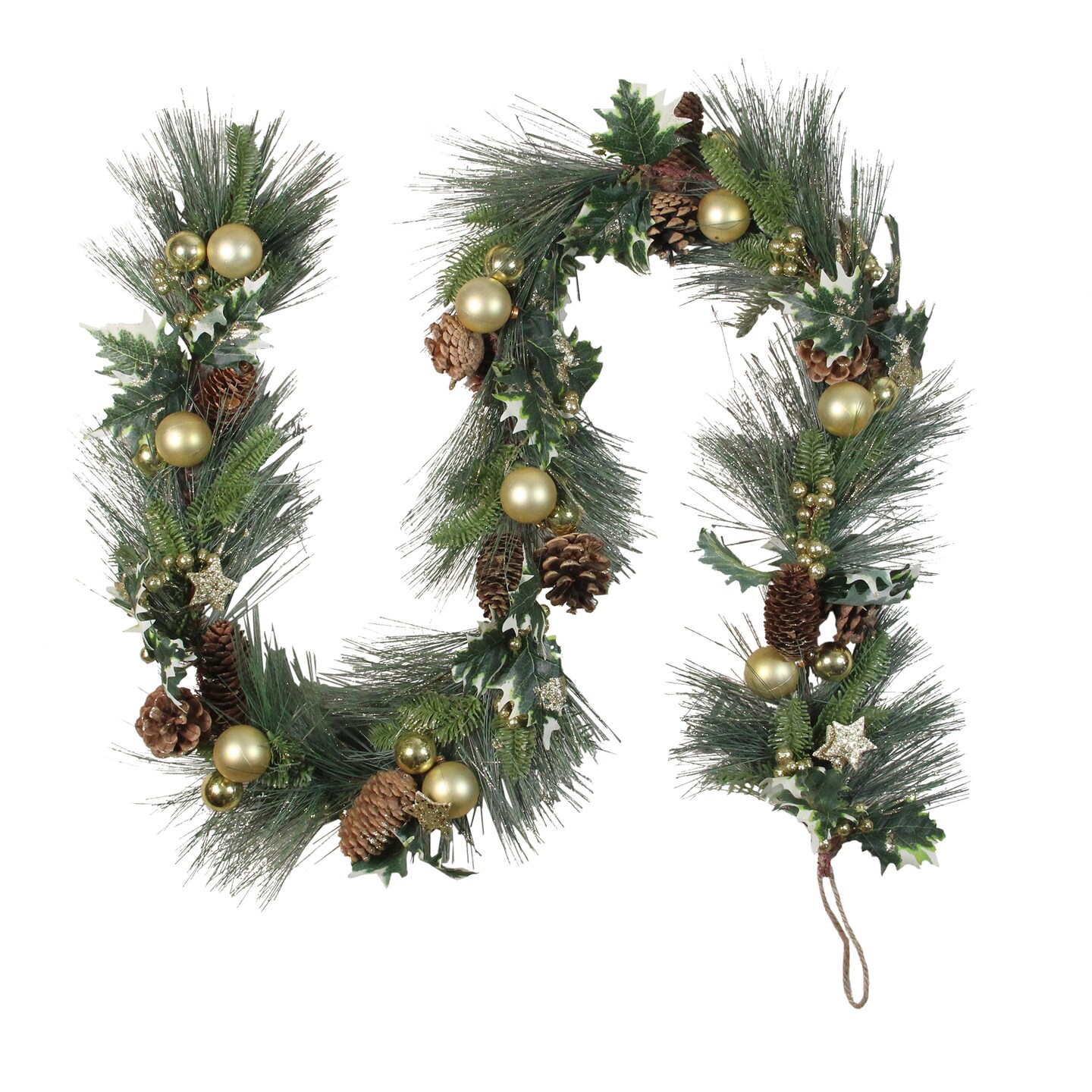 Christmas Long Needle Pine Garland 6ft Holiday Decorating
