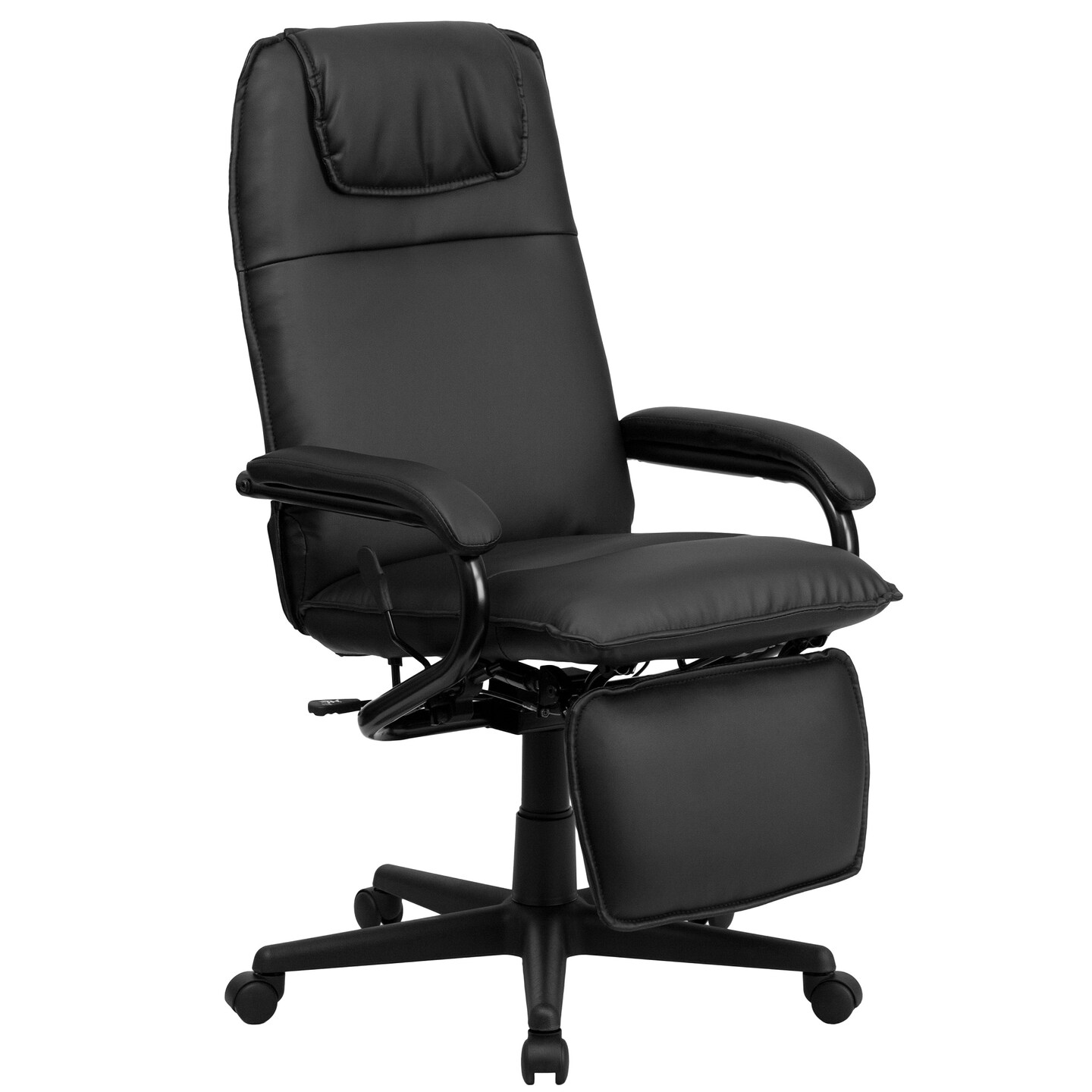 Flash Furniture 45.75&#x22; Black High Back Executive Reclining Ergonomic Swivel Office Chair