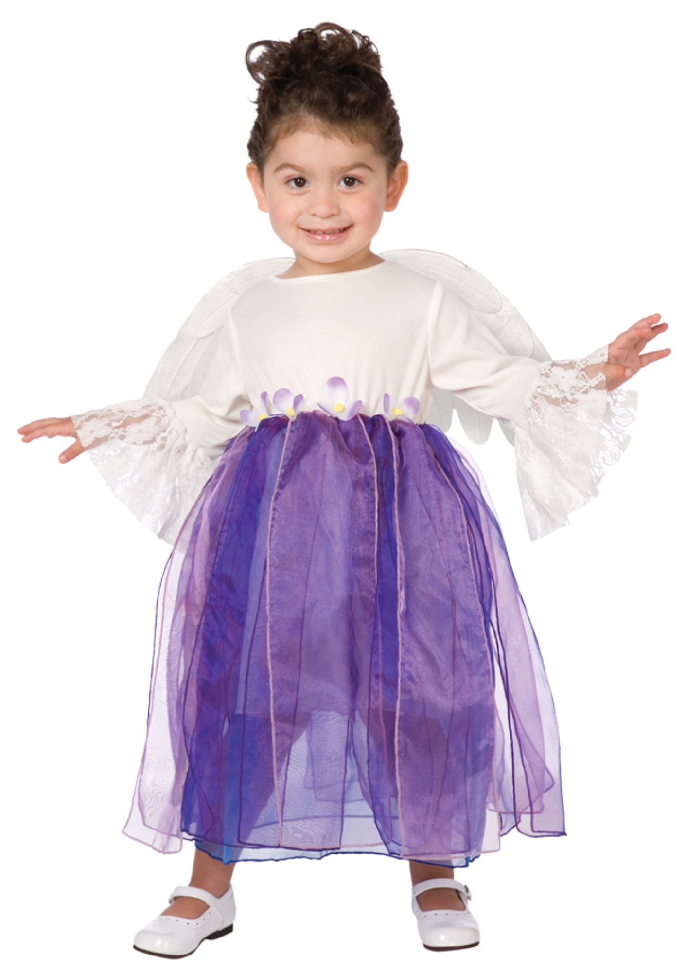 The Costume Center White and Purple Winged Angel Toddler Halloween Costume - Small