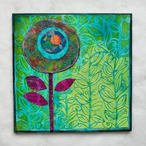 Crafter&#x27;s Workshop Template 6&#x22;X6&#x22;-Leafy Vines