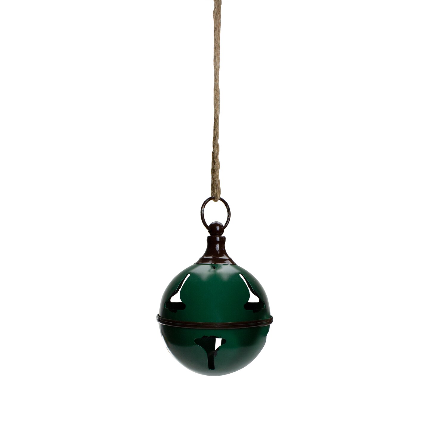 Northlight Metal Jingle Bell Hanging Christmas Decoration - 5" - Green