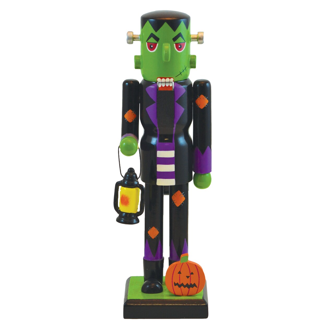 Works of Ahhh... MasterPieces Holiday - Frankenstein 15" Wood Nutcracker - Halloween Décor