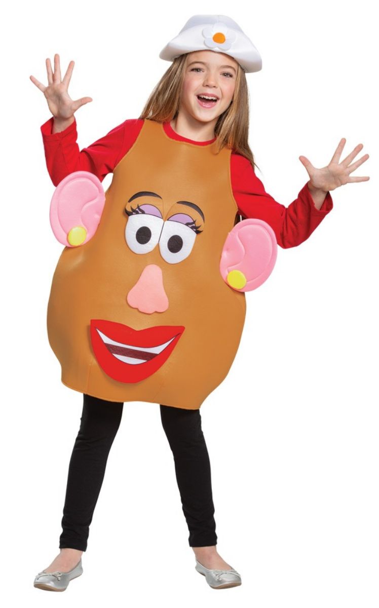 The Costume Center Burnt Orange and Pink Mr or Mrs Potato Head Deluxe Unisex Child Costume - Large