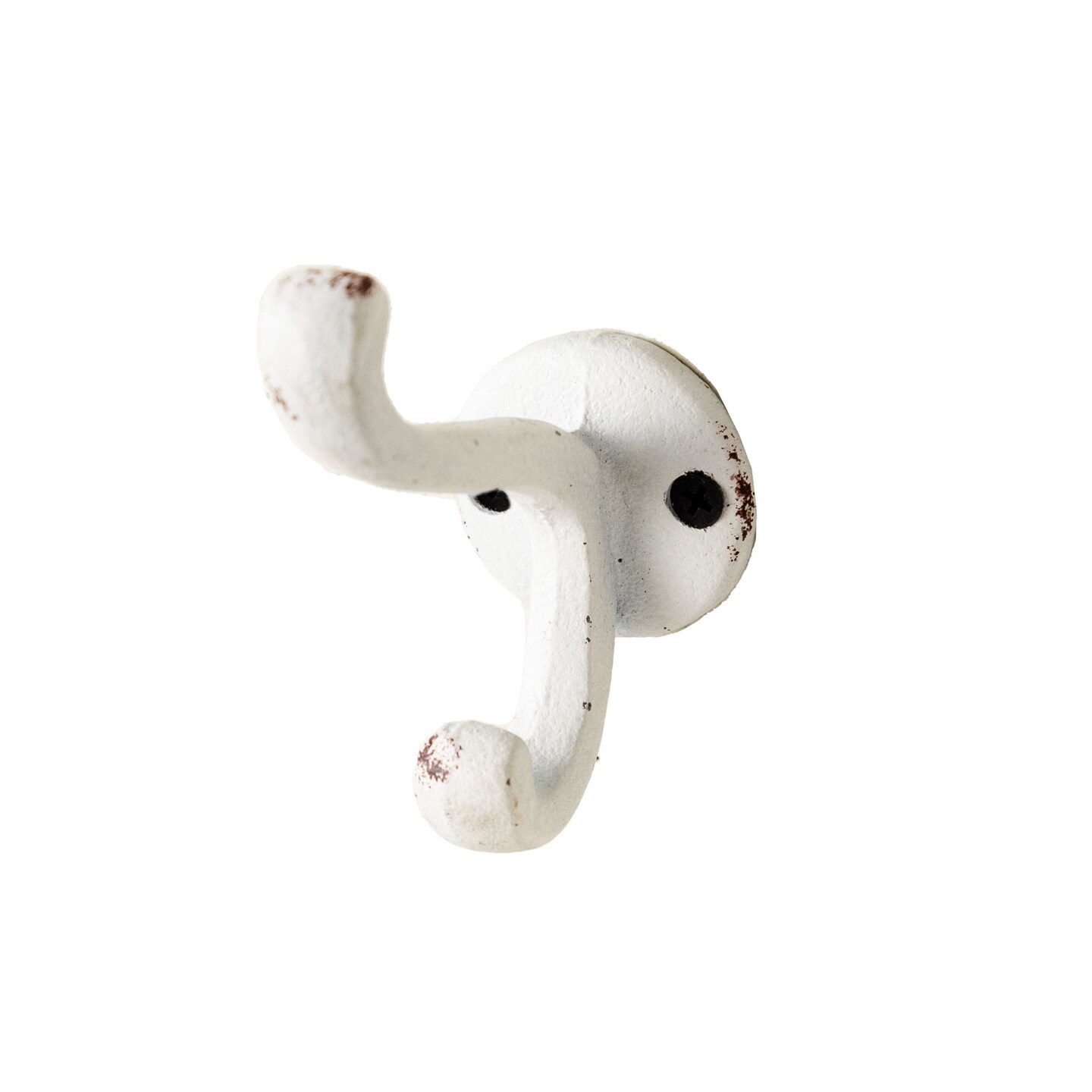 Creative Design 4 White Antique Classic Double Wall Hook