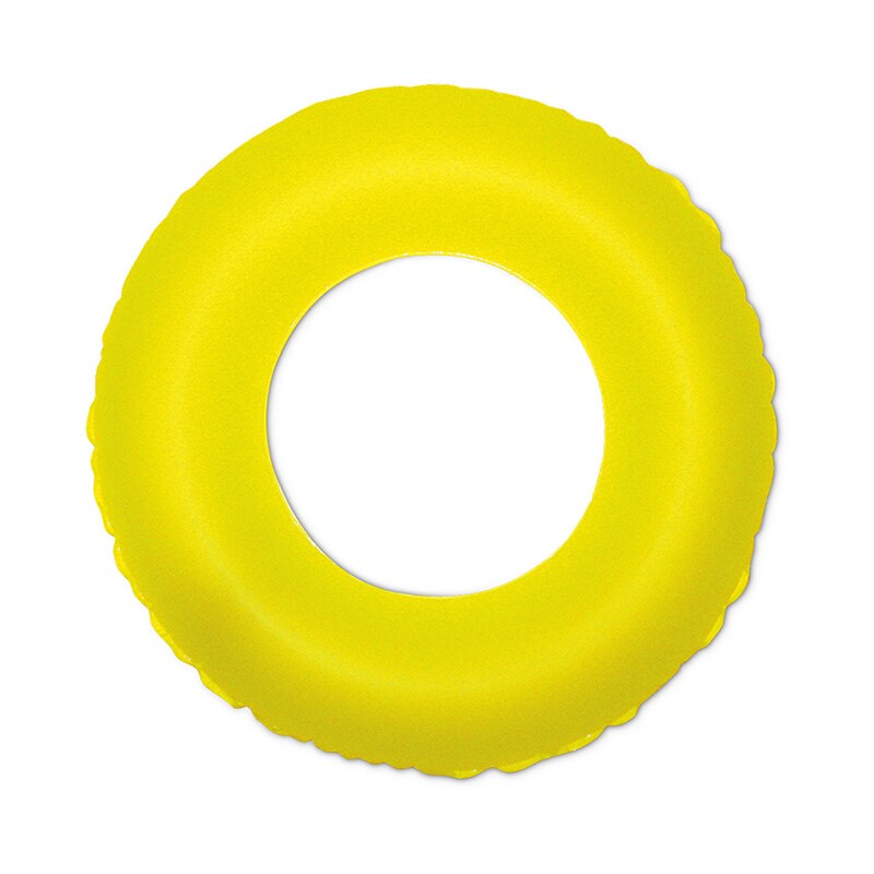 Swim Central Inflatable Neon Yellow Swimming Pool Inner Tube Float, 35-Inch