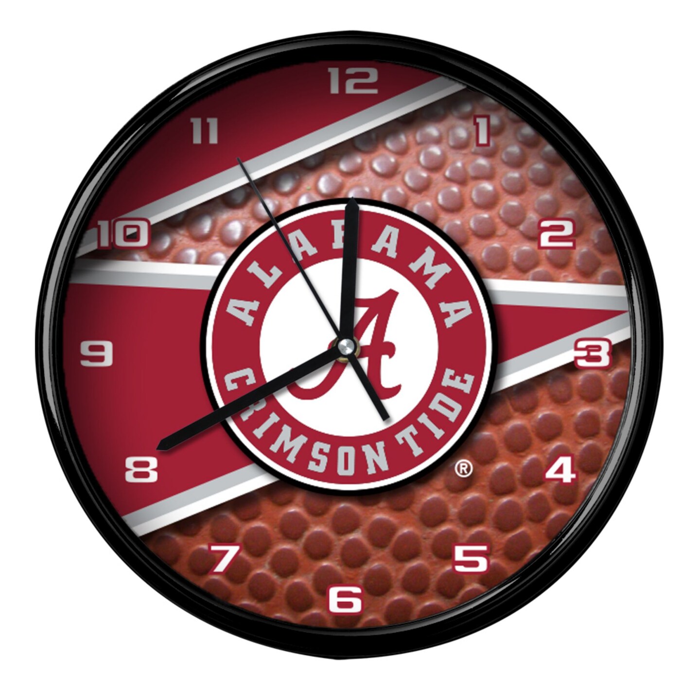 The Memory Company 11.5&#x22; Red and Gray NCAA Alabama Crimson Tide Wall Clock