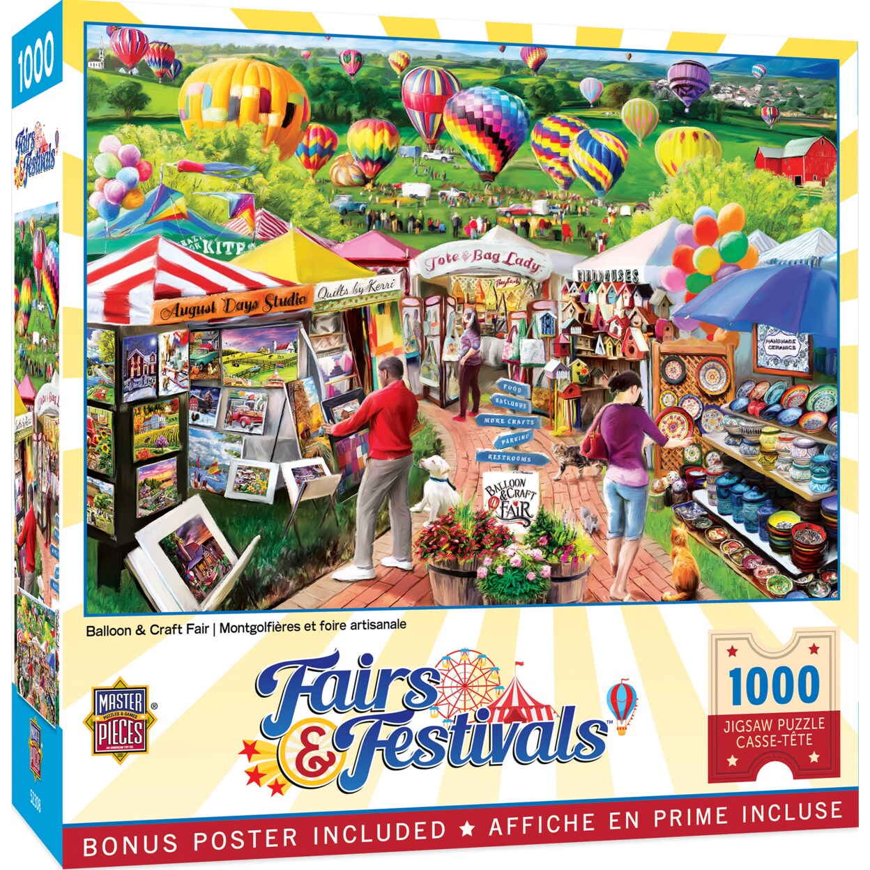 MasterPieces - 1000 Piece Jigsaw Puzzle, Let the Good Times Roll, Fun for Adults, Family, Kids, Non-Glare Finish, 19.25 x 26.75