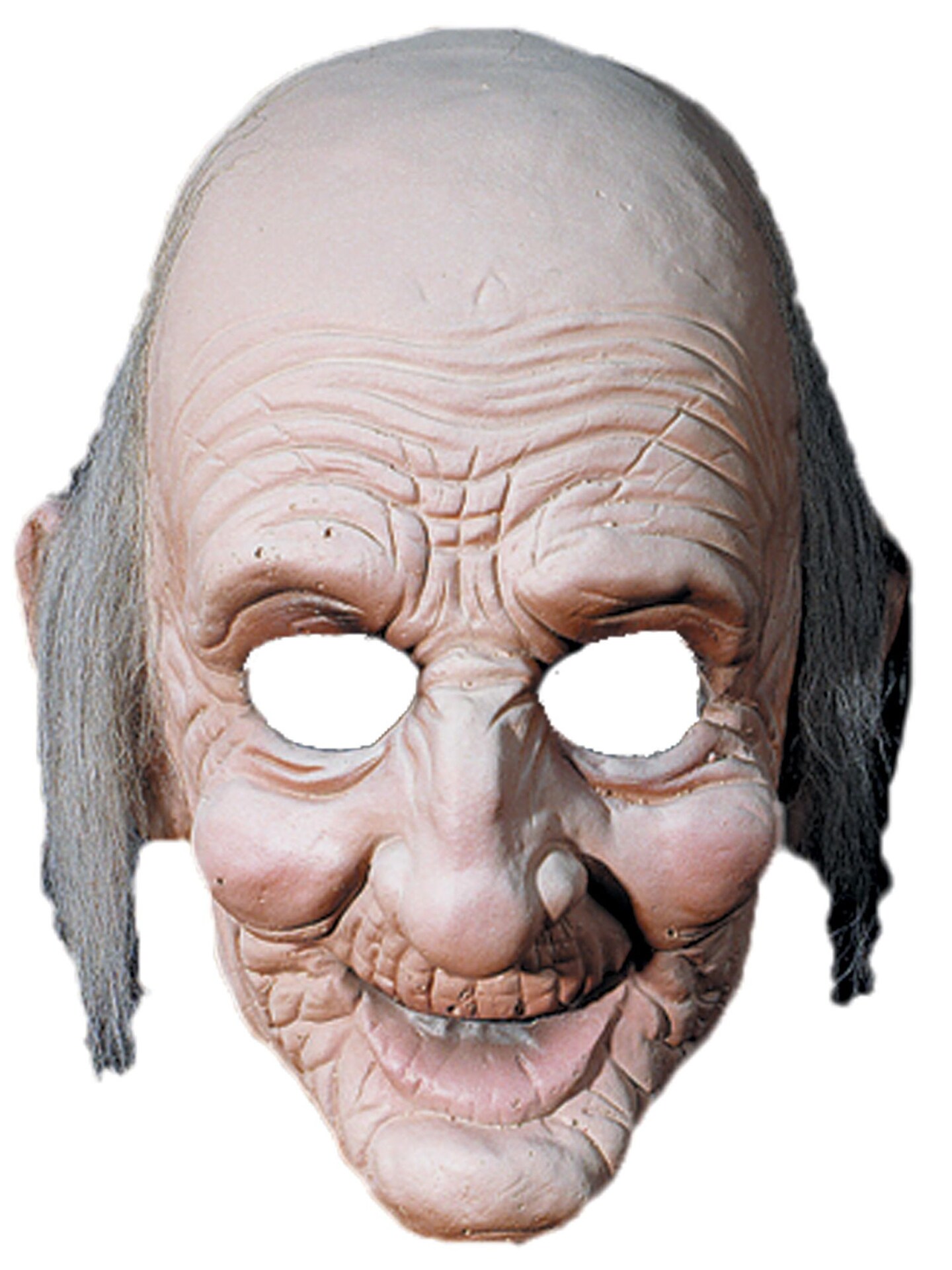 The Costume Center Ivory and Gray Pa Men Adult Halloween Mask Costume Accessory - One Size