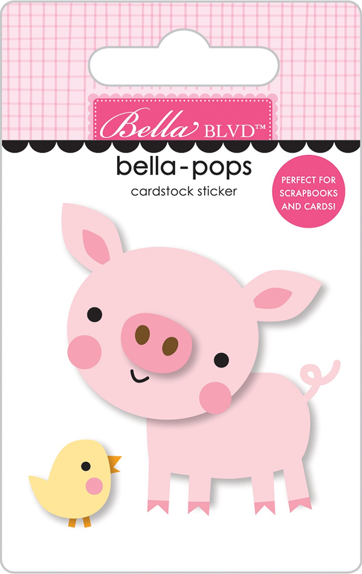 EIEIO Bella-Pops 3D Stickers-Hogs &#x26; Kisses