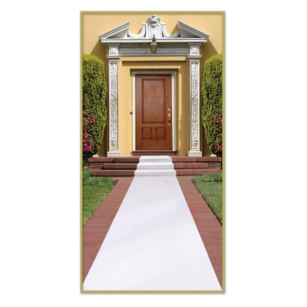 Party Central Pack of 6 White Wedding Carpet Runner Party Decorations 2&#x27; x 15&#x27;