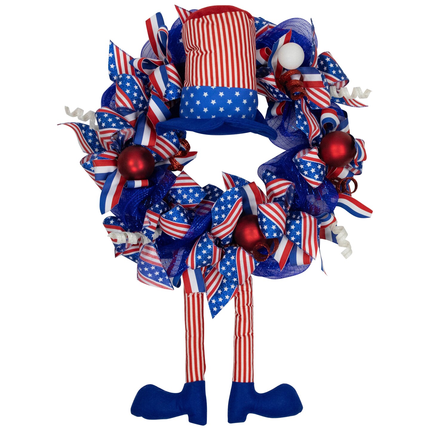 Northlight Deco Mesh Wreath - Thumbnail 3