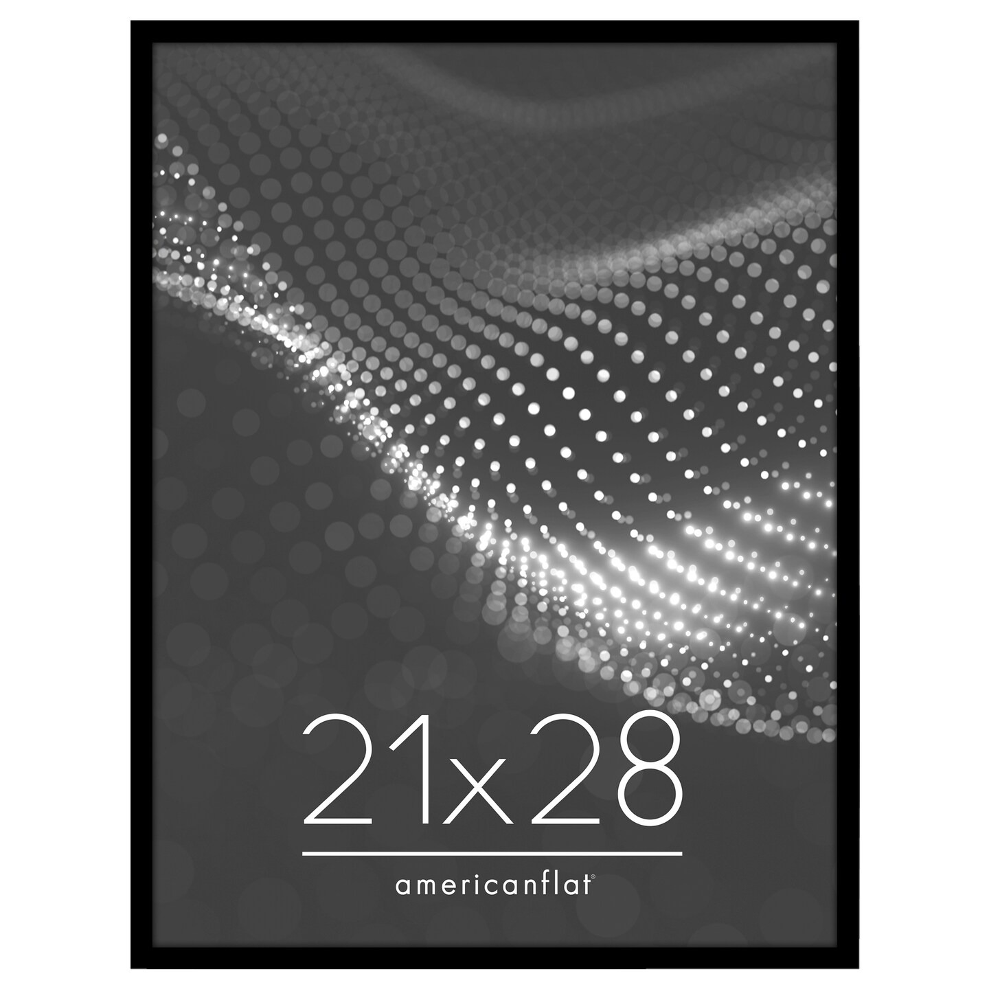 Americanflat Poster Frame - Perfect Frame for Photos and Artwork - Large Picture Frame - Polished Plexiglass - Hanging Hardware with Horizontal and Vertical Display