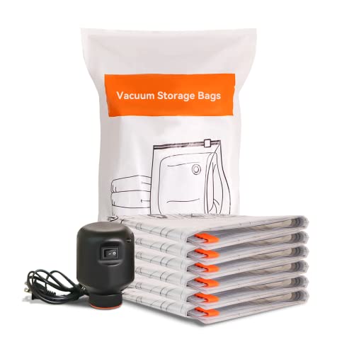 Vacuum Storage Bags for Travel / Space Saving with Electric or