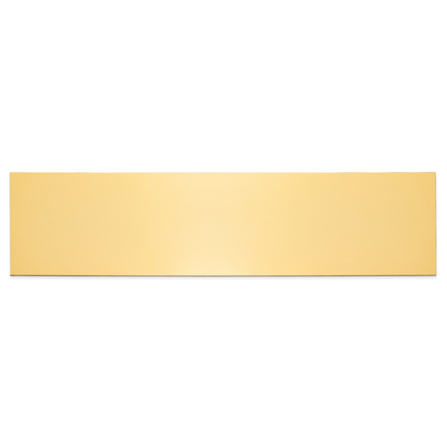 Brass Rectangle Engraving Plate 1 7/8&#x22;7 1/2&#x22;