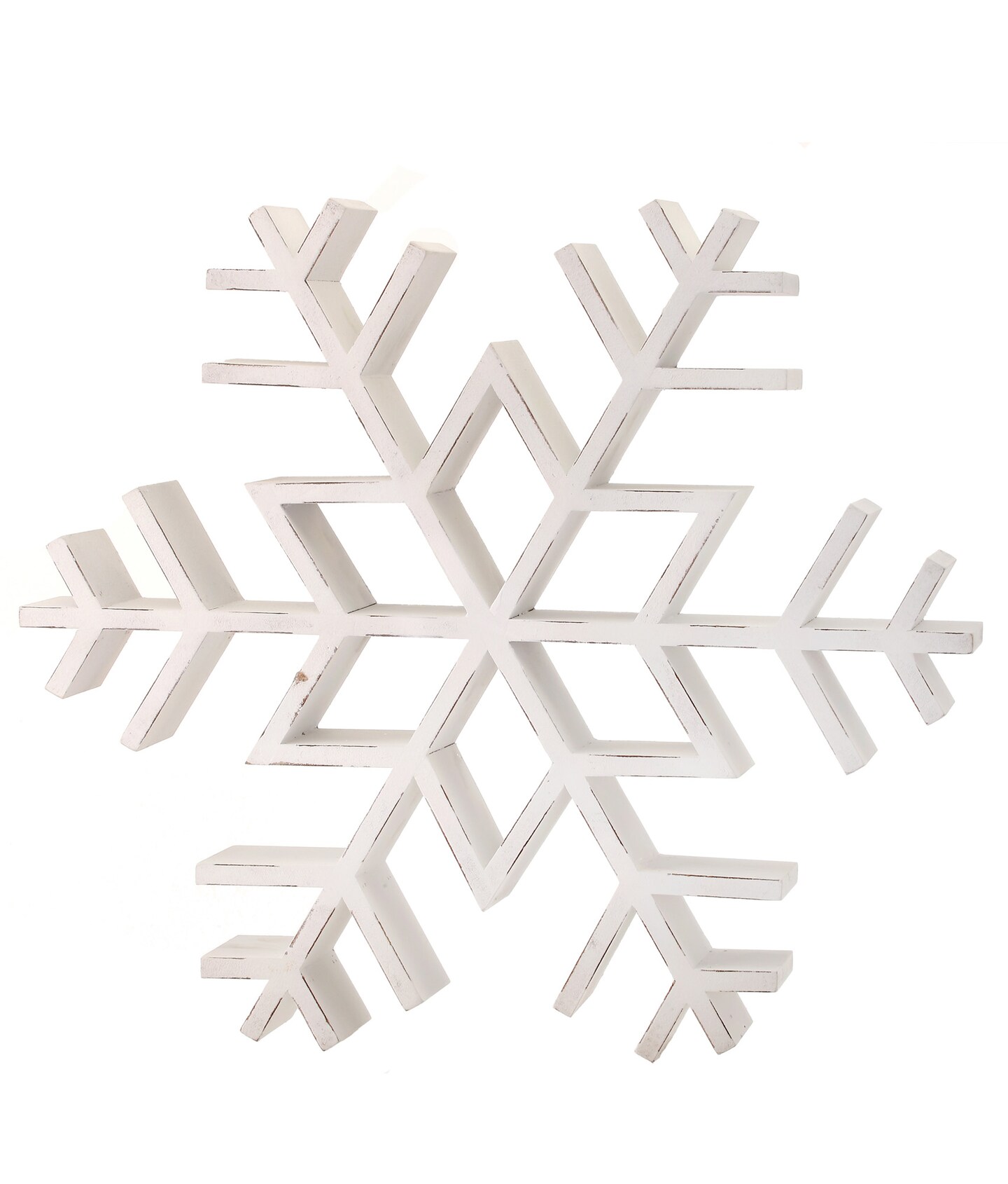 Wooden Snowflake Christmas Decoration